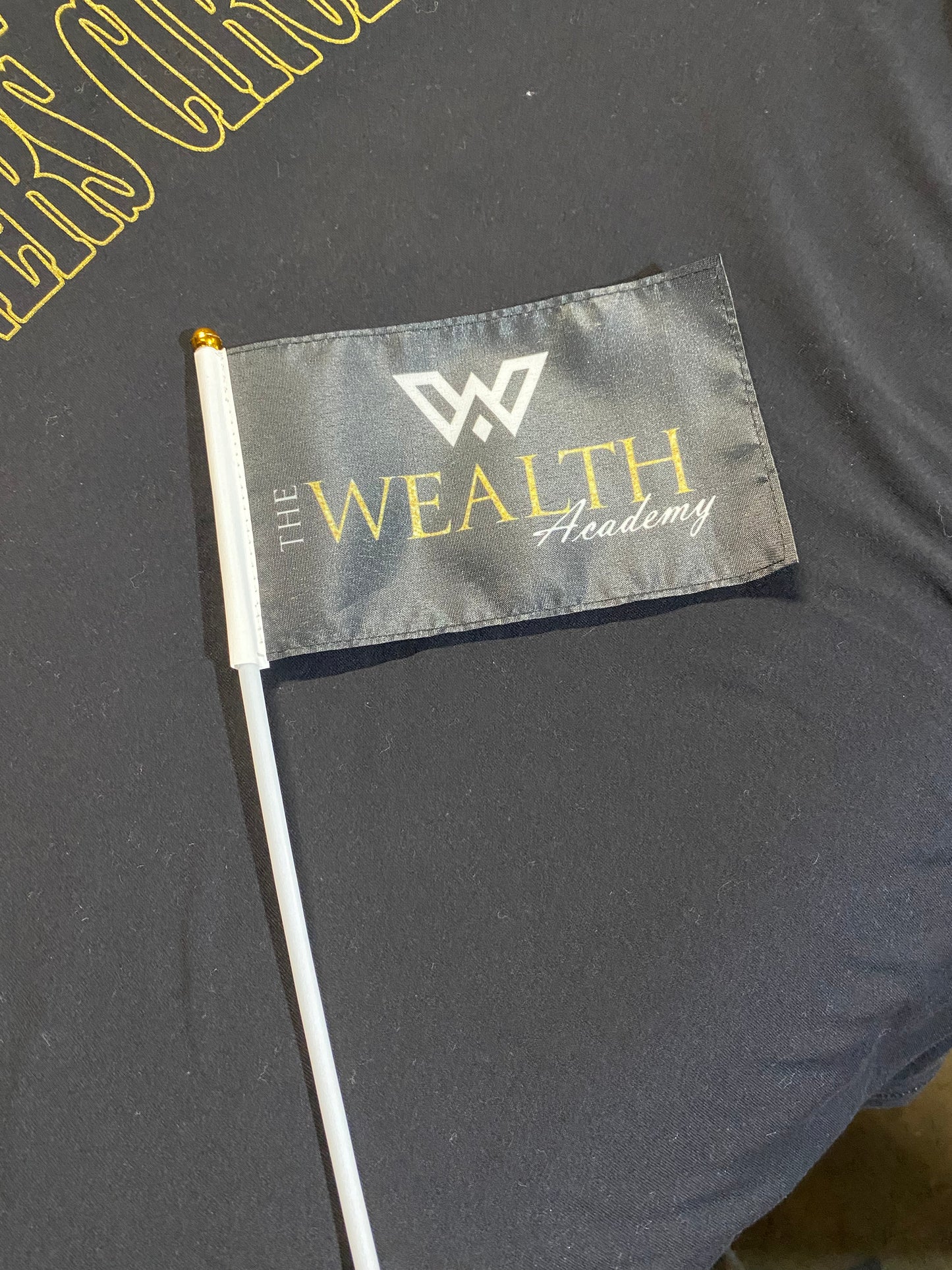 The Wealth Academy - Winners Circle T-shirt (Comes with Flag)